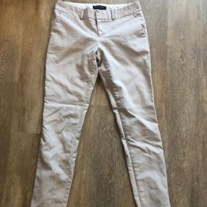 Skinny Ankle Tan Dress Pants